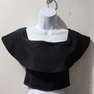 Elegant Black Women's Top